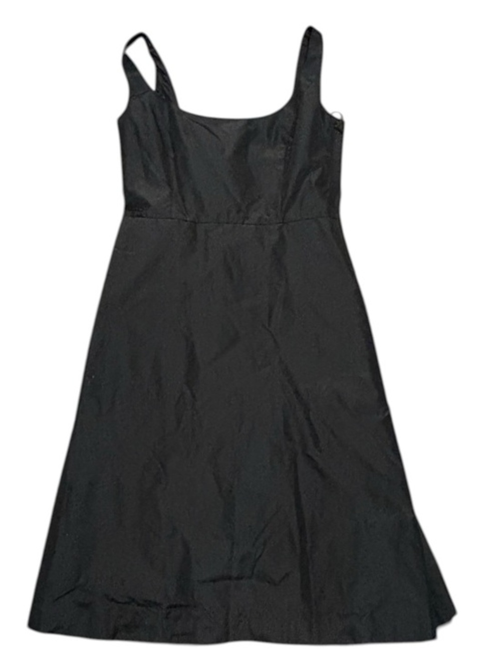 Ann Taylor silk Classic Black Sleeveless A-Line Dress 0 nwt new